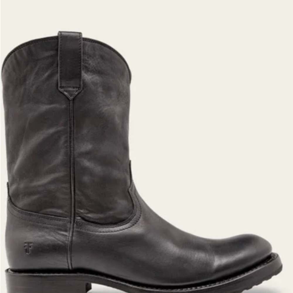 Black Leather Roper Cowboy Boots. Brand new sz11